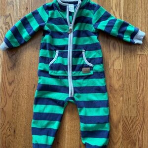 Carter’s Striped Green and Blue Kids One Piece